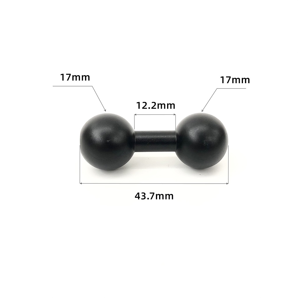 Bộ Chuyển Đổi Đầu Bi Kép 25mm Sang 15mm 17mm 25mm Cho Garmin GPS / Điện Thoại / Xe Hơi