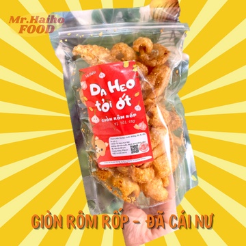 Da Heo Tỏi Ớt Gói To 120gram MR.HAIHO Đồ Ăn Vặt Toàn Quốc Vừa Ngon Vừa Rẻ