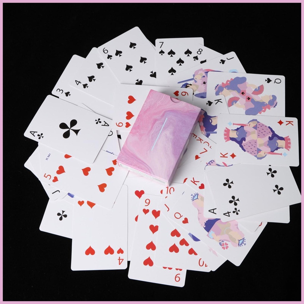 Bộ Thẻ Bài Trò Chơi Texas Lõi Trắng Sáng Tạo Chống Gập Lại Được