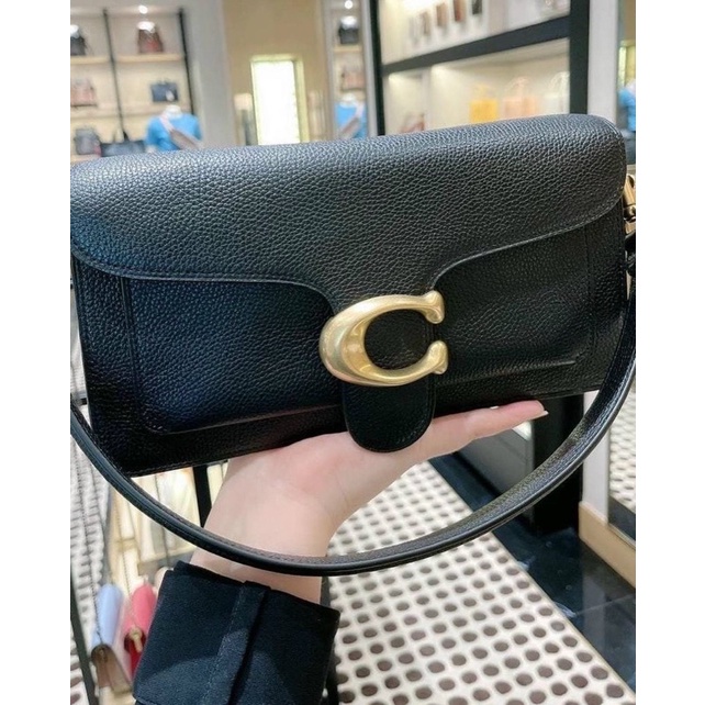 Túi kẹp nách C0ach Tabby da thật nguyên chiếc