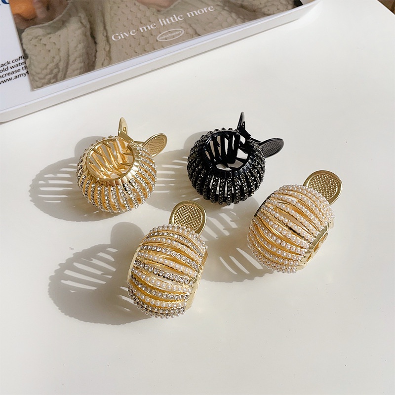 Kẹp Tóc Kim Loại Đính Đá Lấp Lánh Thời Trang Cho Nữ