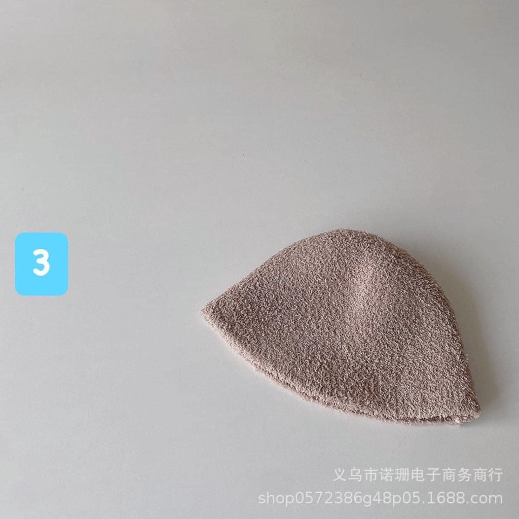Mũ Bucket lông cừu cho bé
