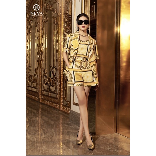 NEVA newtag set áo vest/blazer và quần shorts mới nguyên tag S/M/L