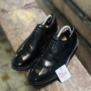[Giày 2hand] [Size 42] Giày Tây Buộc Dây Màu Đen