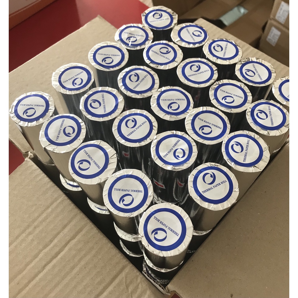 GIẤY IN BILL K57x45 K58x45 Giấy in nhiệt 58m K57mm phi 45