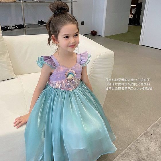 Đầm Công Chúa Không Tay Mùa Hè Phong Cách Phương Tây Mới Nhất Cho Bé Gái