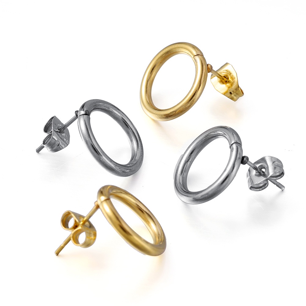 Bộ 10 phụ kiện ST.KUNKKA bằng thép không gỉ và titan cho khuyên tai DIY