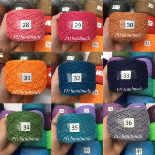 Sợi cotton Việt Nam 1mm ( từ màu 01 đến màu 102)