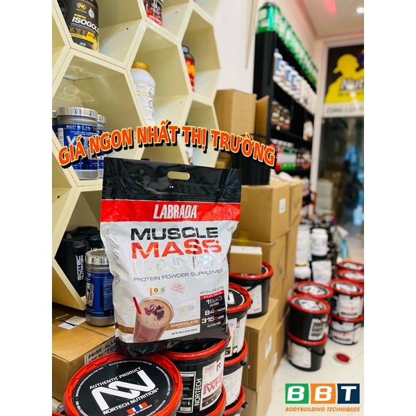 LABRADA MUSCLE MASS GAINER 12LBS SỮA TĂNG CÂN TĂNG CƠ NẠC