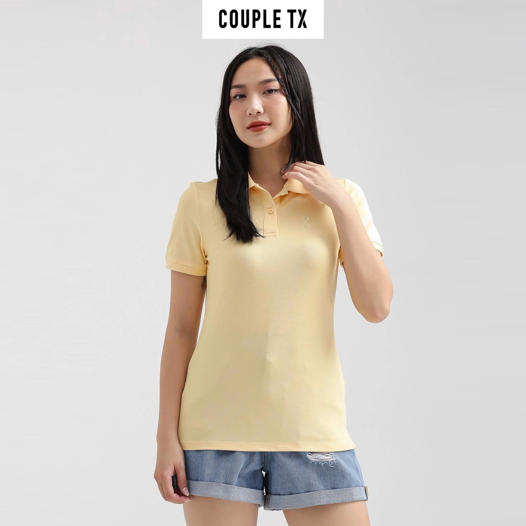 Áo Polo Nữ Basic Couple TX Thêu Logo