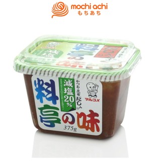Miso dashi trộn sẵn marukome cắt giảm 20% muối 375g nhật bản | mochiachi | 4902713123471