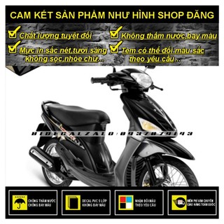 TEM RỜI MIO AMORE DÁN XE ĐEN - 