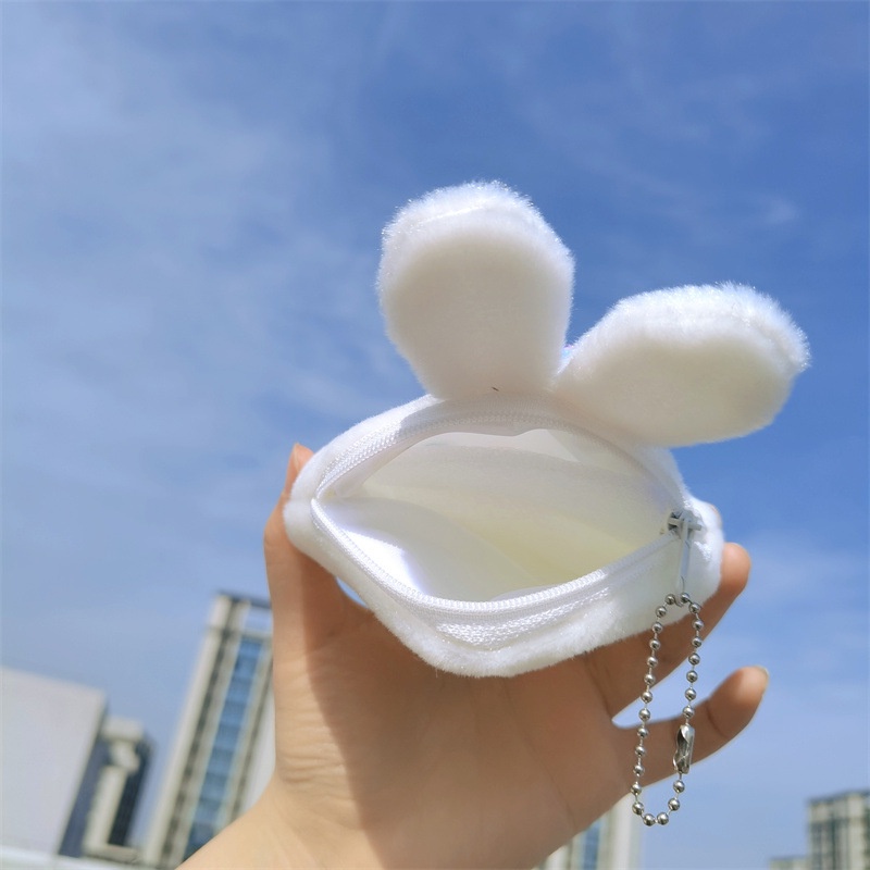 Ví Đựng Tiền Xu Hình Thỏ Hoạt Hình Xinh Xắn