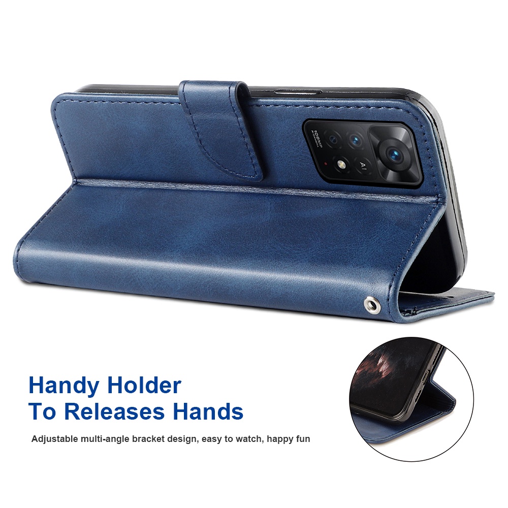 Ốp Lưng Điện Thoại Dạng Ví Da Lật Dành Cho Redmi Note11 Pro 5G Xiaomi Redmi Note 11 Pro Readmi Not 11S 4G 5G