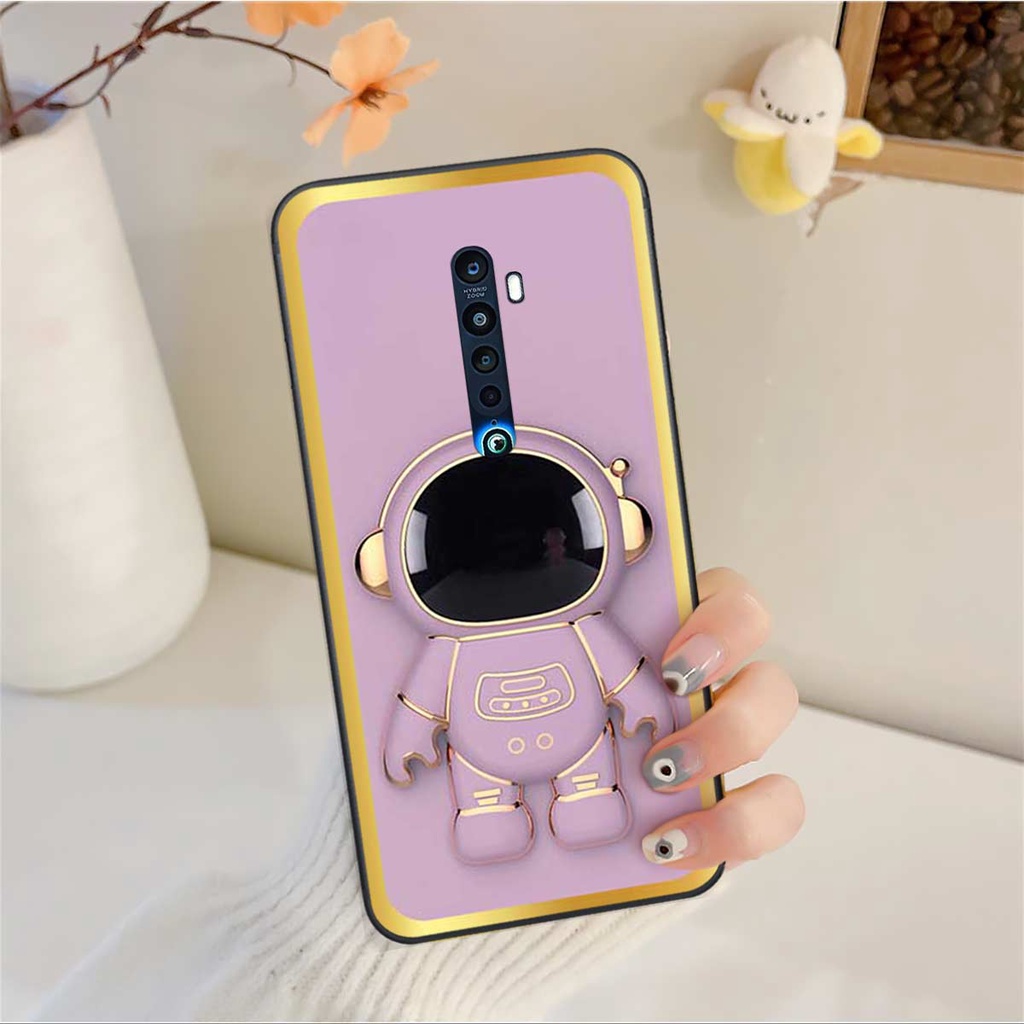 Ốp lưng Oppo Reno 2f / Reno2 F in hình kiểu 3D robot phi hành gia sắc màu thời trang