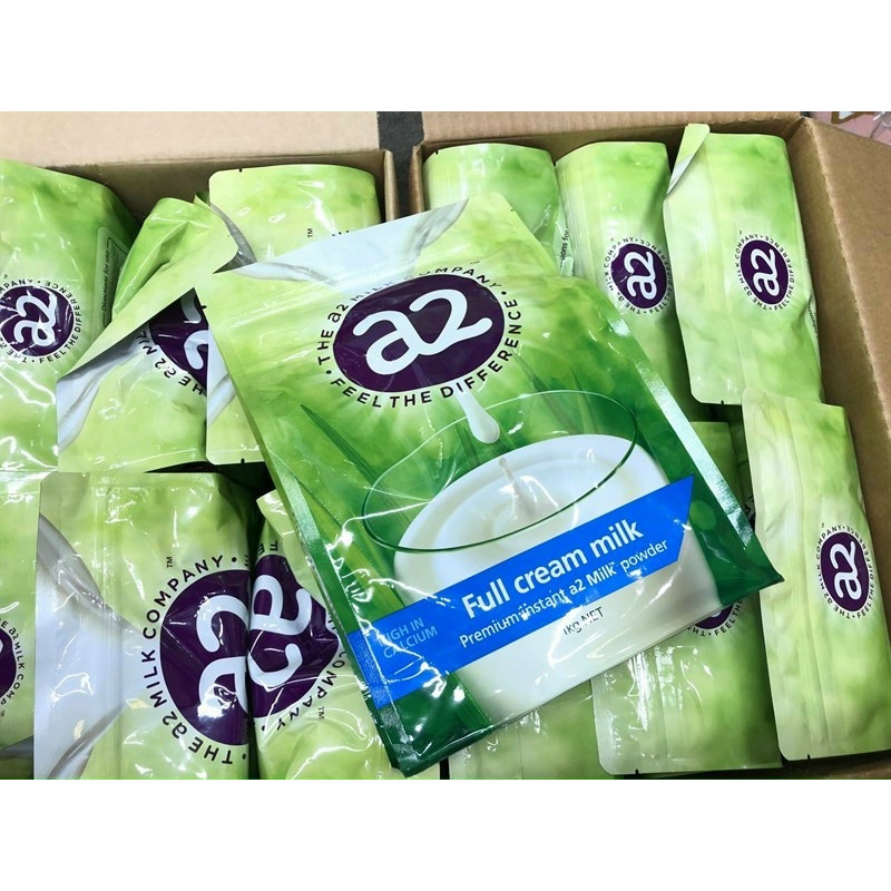 Sữa A2 của Úc, Sữa Tươi Nguyên Kem Dạng Bột gói 1kg Date 12/2023