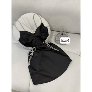 Đầm tafta kết đá nơ size S ( dưới 45kg )
