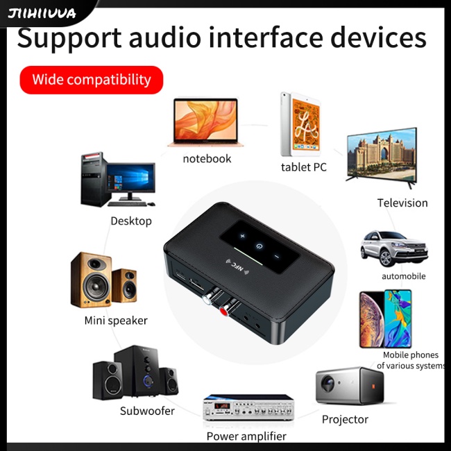 JL- Nfc Bluetooth Receiver Transmitter Car 5.0 Bluetooth Audio Player Usb Audio Adapter