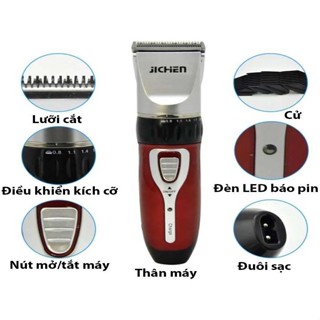 Tông Đơ Cắt Tóc JICHEN - 0817 - Bộ Tăng Đơ Máy Cắt Tóc Nam, Nữ Tại Nhà.