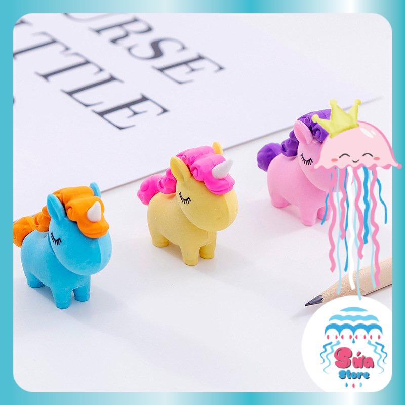 Tẩy bút chì Pony cục gôm hình Pony dễ thương cho bé TAY04