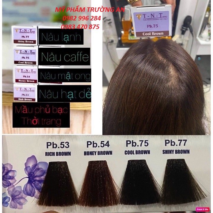 Màu Nhuộm TNT PLUS Cao Cấp, Hàng Chính Hãng Phân Phối Công Ty