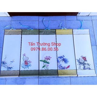 Giấy biểu lụa viết thư pháp KT 27*80