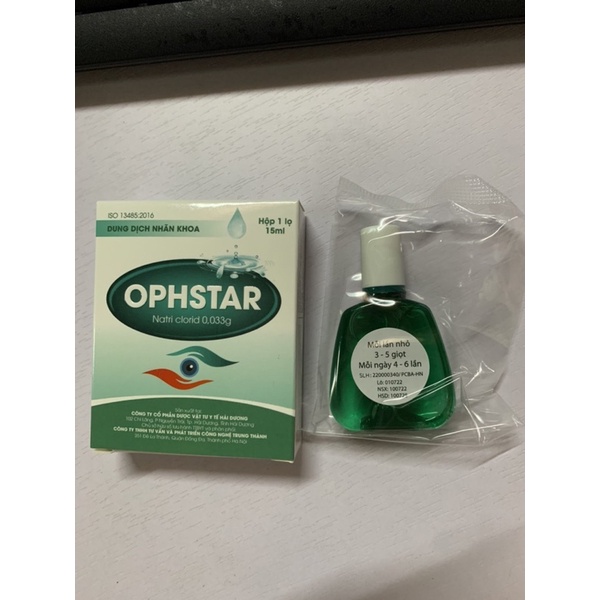 Nhỏ mắt Ophstar chính hãng
