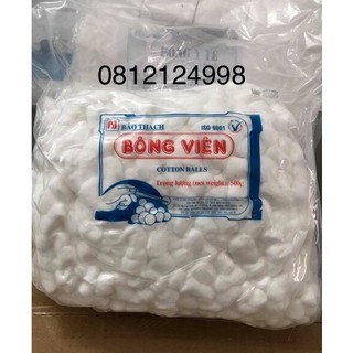 Bông gòn viên tơ tằm Bảo Thạch 500g