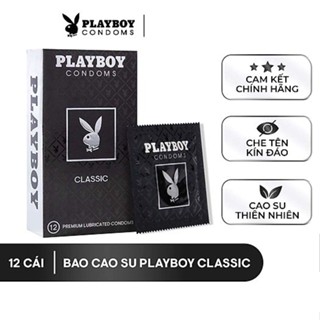 Bao Cao Su PLAYBOY Classic gai nhỏ li ti kéo dài thời gian hộp 12 cái