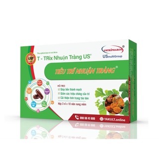 Tiêu trĩ nhuận tràng - giúp bền thành mạch, hỗ trợ giảm các triệu chứng của bệnh trĩ, giúp ngăn ngừa táo bón