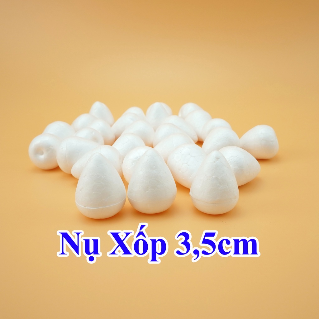 20 Nụ Xốp 3,5cm | Nụ Xốp Làm Hoa
