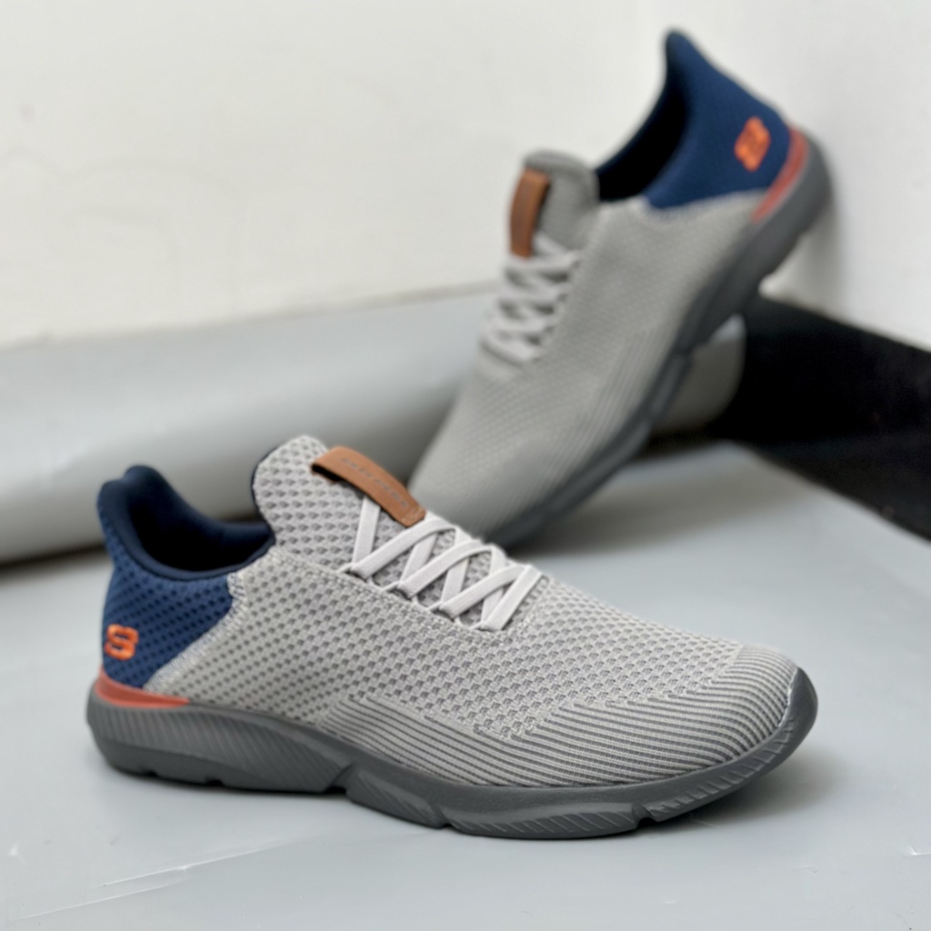 Giày thể thao chính hãng skechers ingram taiso 65867 xỏ chân cho nam