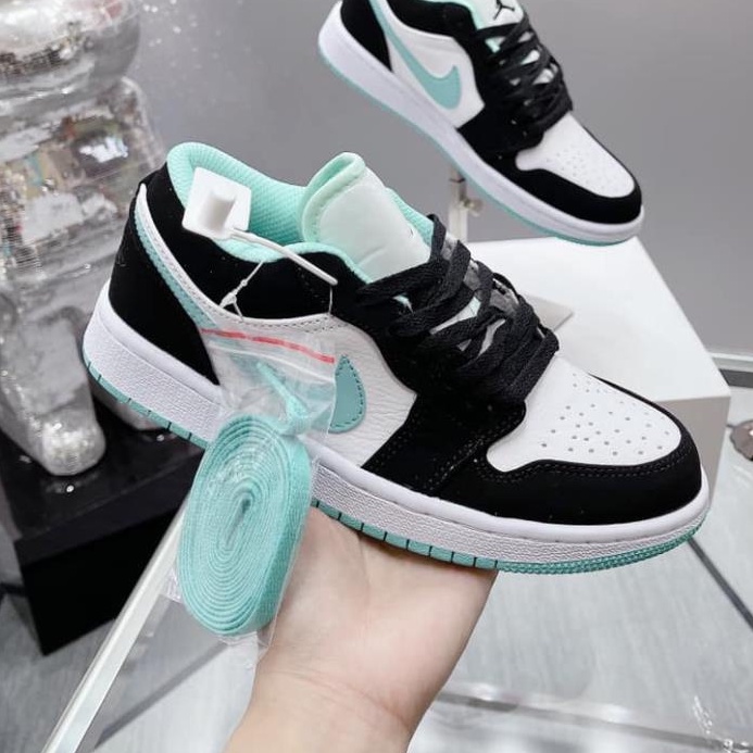 Giày 𝐉𝐨𝐫𝐝𝐚𝐧 1 Cổ Thấp Nam Nữ, Giày Sneaker JD 1 Xanh Ngọc Cổ Thấp Thời Trang Cao Cấp Hottrend 2022