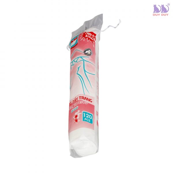 Bông tẩy trang AKARI Nhật Bản 160 miếng, bông to, mềm