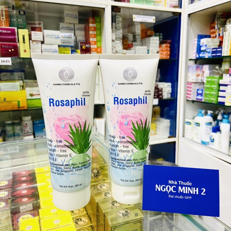 ✅  Rosaphil Sữa rửa mặt đặt biệt chuyên dùng.