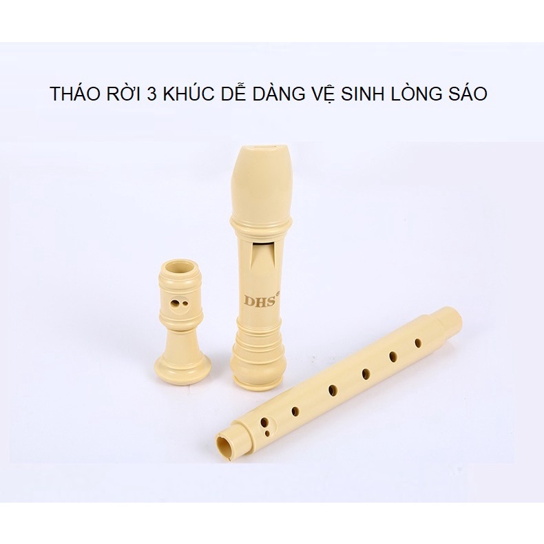 Sáo Recorder DHS 8 lỗ Tone Đô (C) cho học sinh