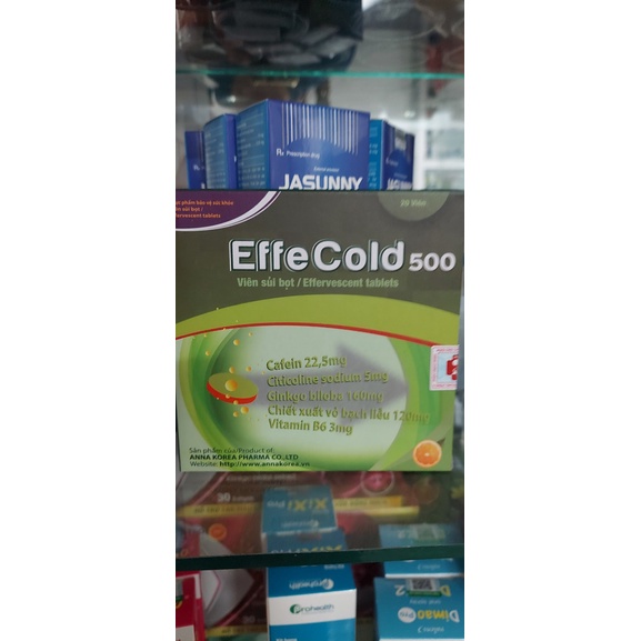 EFFE COLD. Viên sủi giảm đau nhanh. Hộp 20 viên