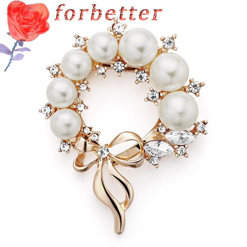 Ghim cài áo/khăn choàng đính đá pha lê thời trang dành cho nữ