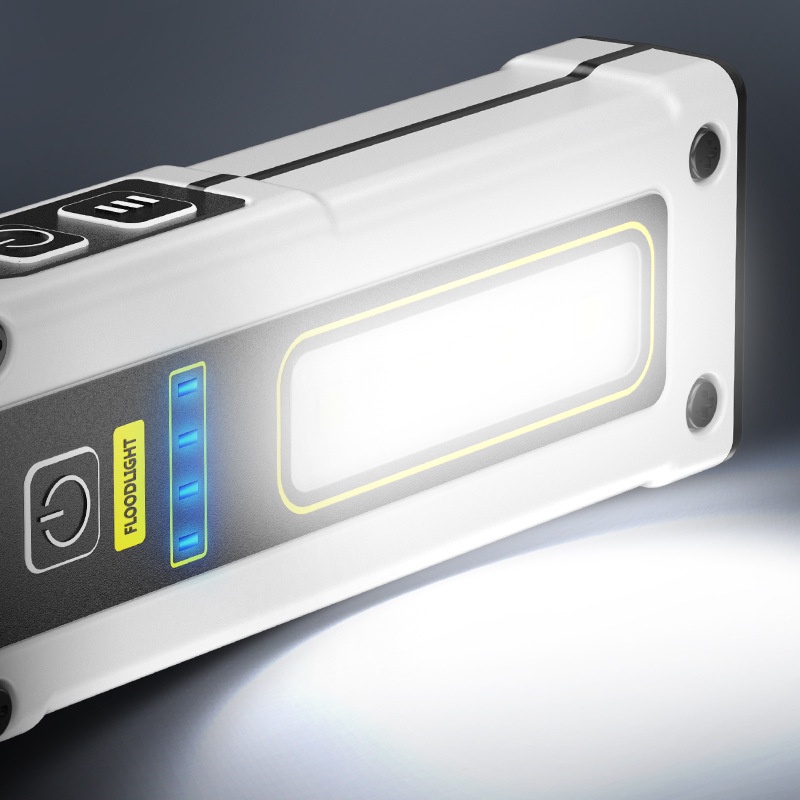 Đèn Pin Mini Sạc USB 7 Tốc Độ Kèm Nam Châm Chống Thấm Nước Đa Năng Tiện Dụng