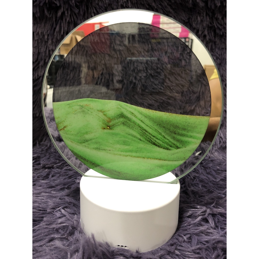 [Hàng Sẳn] Tranh cát chuyển động 3D Kết hợp đèn led chiếu sáng xung quanh , làm quà tặng , trang trí nhà cửa phong thủy.