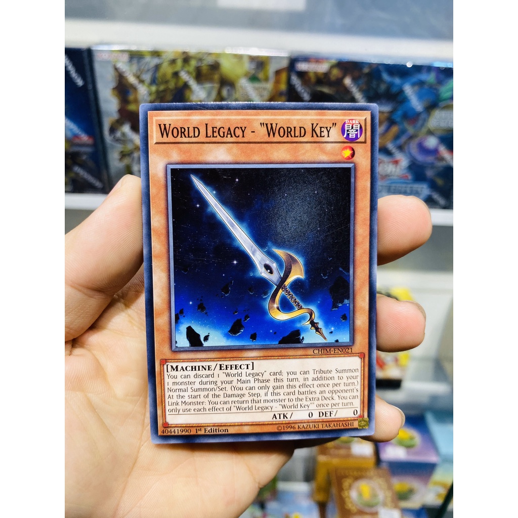 Thẻ bài YugiOh! Mã CHIM-EN021 - World Legacy - "World Key" - Common - 1st Edition