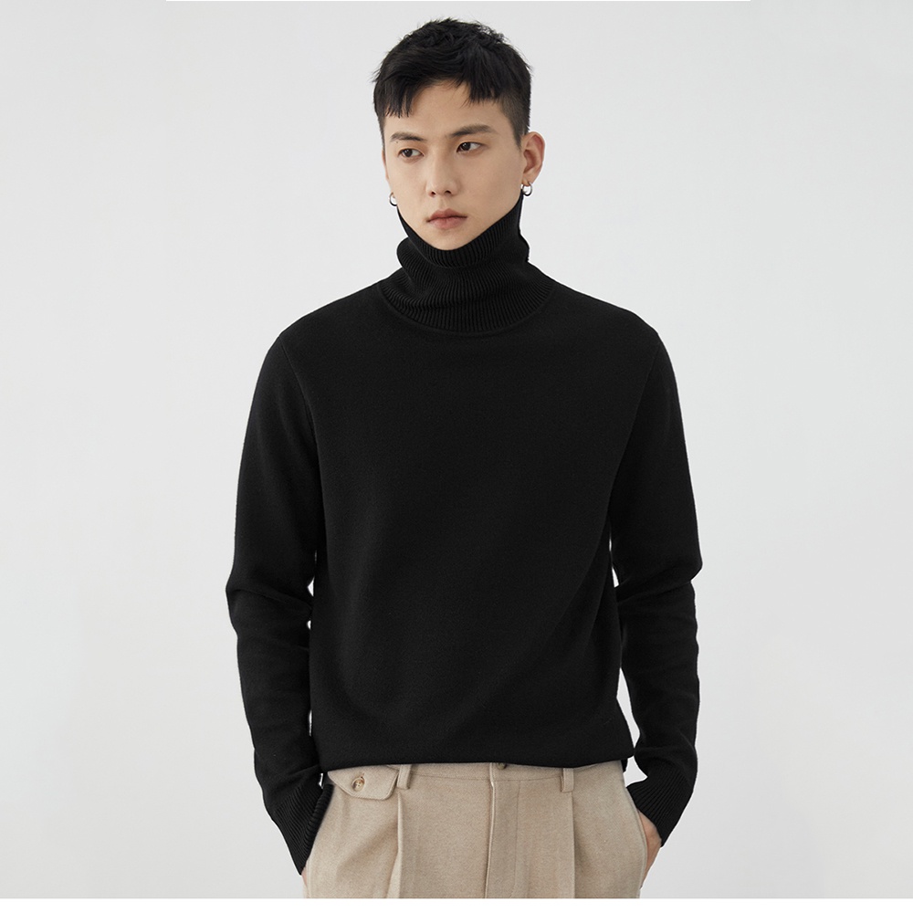 Áo len nam cổ lọ chất len mềm mịn,ấm áp kiểu dáng trẻ trung Hàn Quốc-LV Store