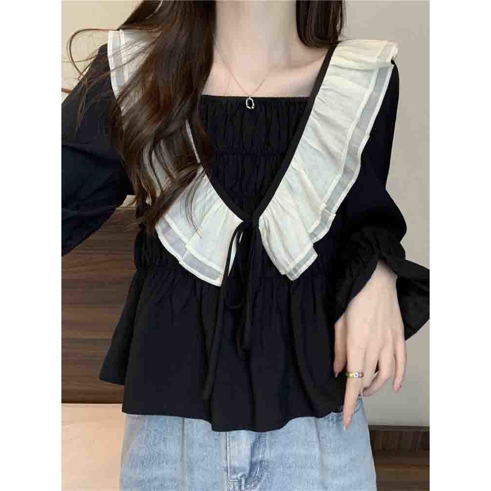 Áo Sơ Mi Tay Dài Dáng Rộng Thời Trang Mùa Thu Cho Nữ Có size Lớn