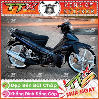 Tem sirius 50 - 110 rc xám xanh đen tuyệt đẹp - Mẫu mới team sirius rc - TTX Shop mã (s0043/00)