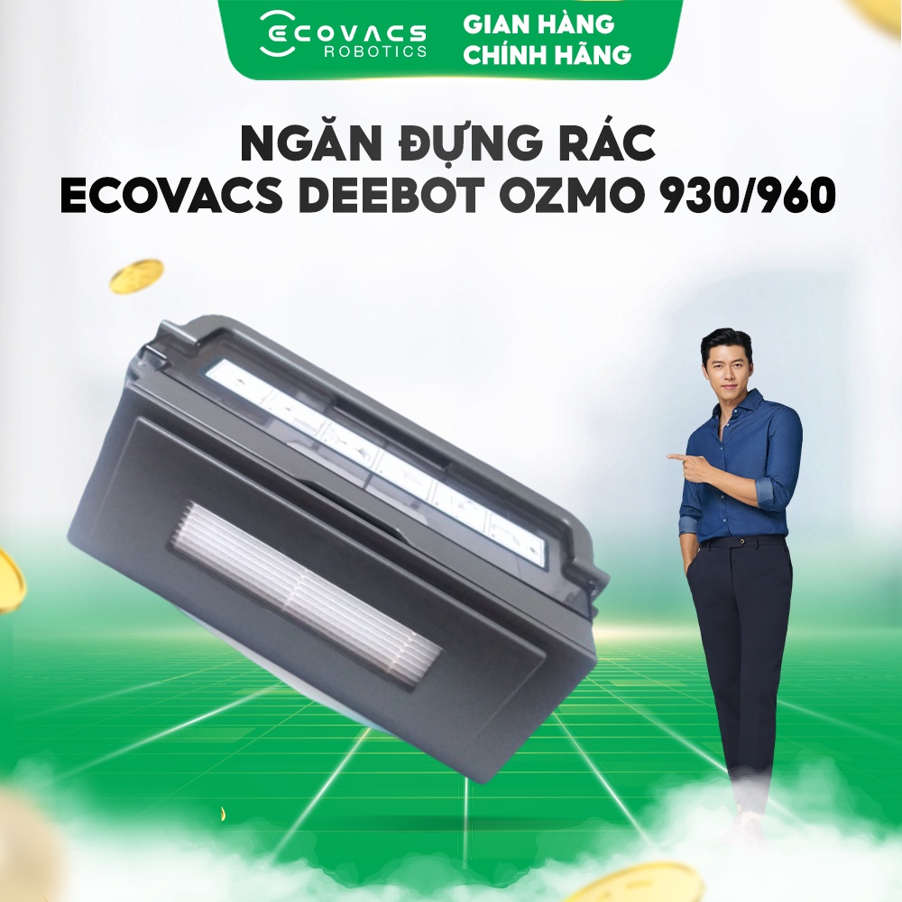 Ngăn đựng rác robot hút bụi Ecovacs Deebot OZMO 930/960 - Hàng Chính Hãng