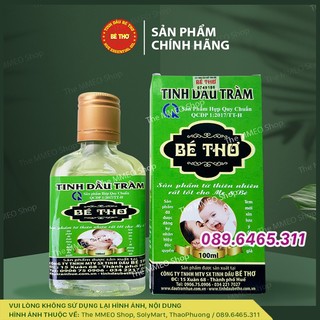 Tinh dầu tràm nguyên chất Huế Bé Thơ, Tinh dầu tràm cho bé, dầu tràm cho trẻ sơ sinh, Chính hãng có tem và chứng nhận