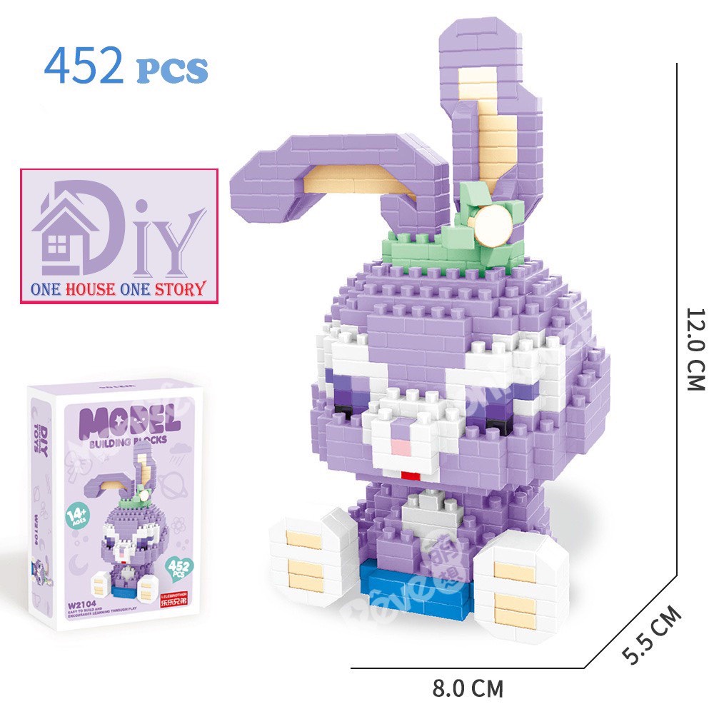 Cáo hồng và các nhân vật Disney lắp ráp mô hình LEGO - quà tặng bé trai, bé gái / Trang trí, trưng bày, decor