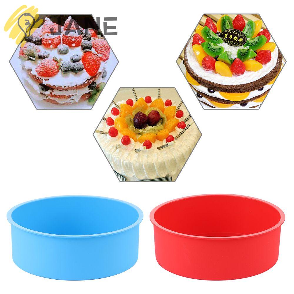 Khuôn silicon làm bánh hình tròn kích thước 4 / 6inch