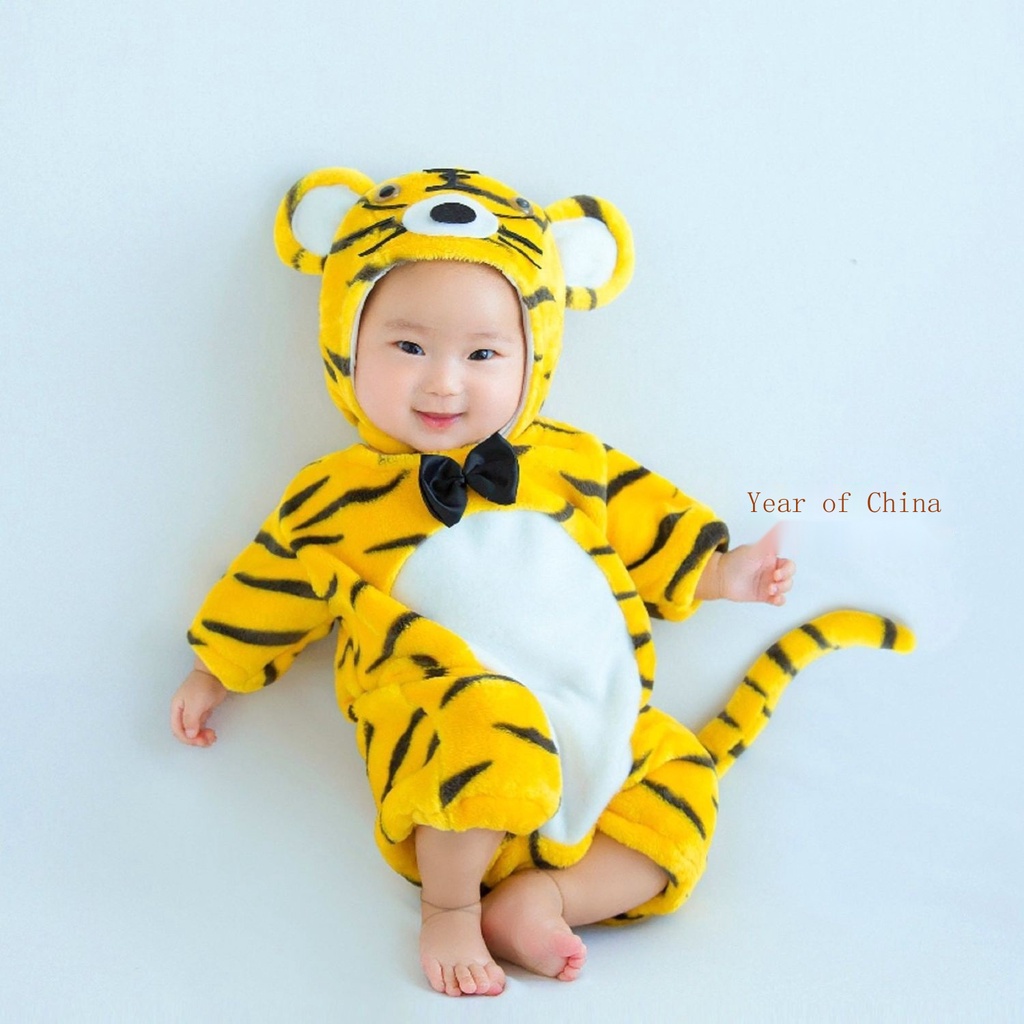 Bộ Đồ Hóa Trang Chú Hổ Nhỏ Mới 2022 Dễ Thương Cho Bé