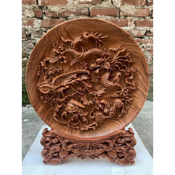 TRANH ĐĨA gỗ hương đá, mẫu tứ linh giảm giá chỉ còn 650k zaloem:0967868193